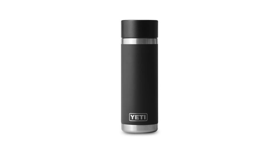 Yeti Rambler 18oz Bottle with HotShot Cap, Black, 21071504030