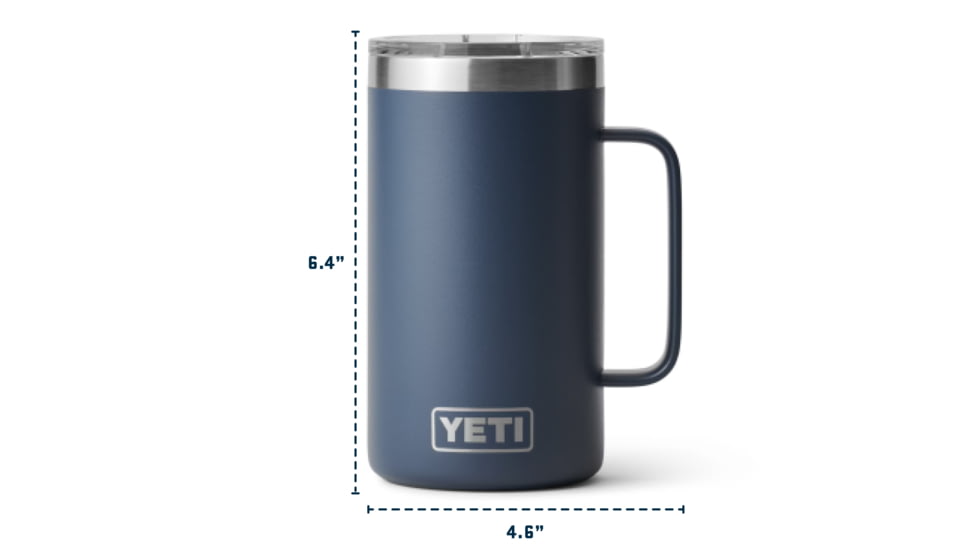 Yeti Rambler 24 oz Mug with MagSlider Lid, Navy, 21071502270