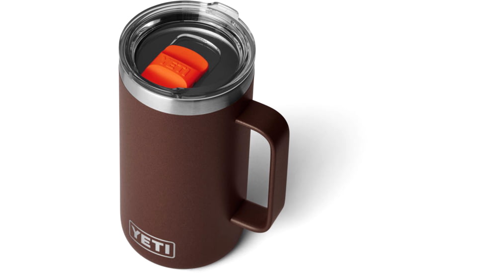 Yeti Rambler 24 oz Mug with MagSlider Lid, Wetlands Brown, 21071503520