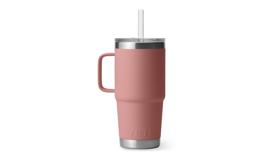 Yeti Rambler 25 oz Straw Mug, Sandstone Pink, 21071503347