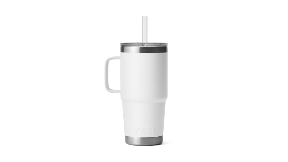 Yeti Rambler 25 oz Straw Mug, White, 25 oz, 21071502243