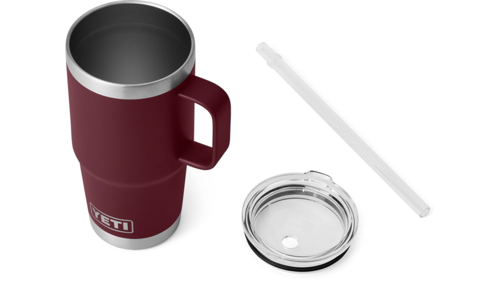 Yeti Rambler 25 oz Straw Mug, Wild Vine Red, 21071503249