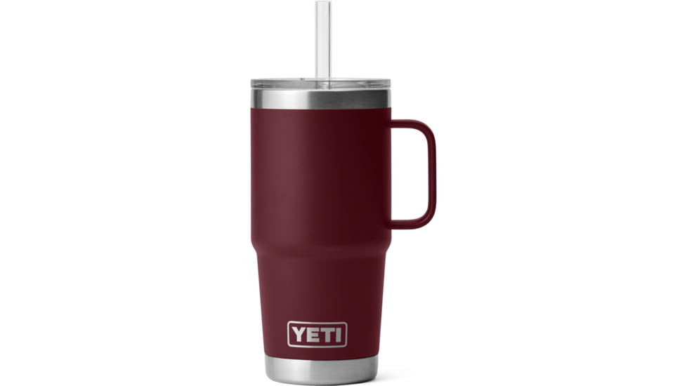 Yeti Rambler 25 oz Straw Mug, Wild Vine Red, 21071503249