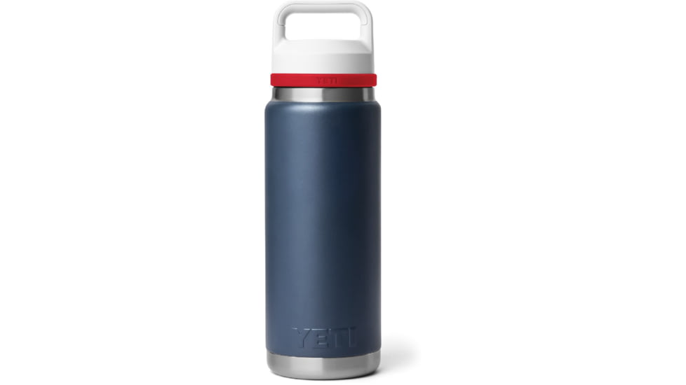 Yeti Rambler 26 oz Bottle Chug, Navy/Rescue Red/White, 26 oz, 21071505933