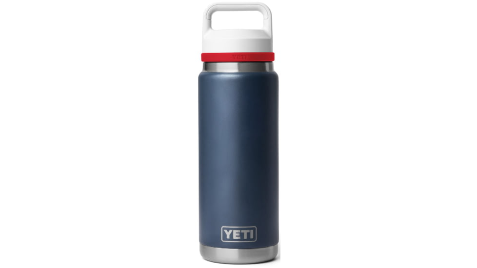 Yeti Rambler 26 oz Bottle Chug, Navy/Rescue Red/White, 26 oz, 21071505933