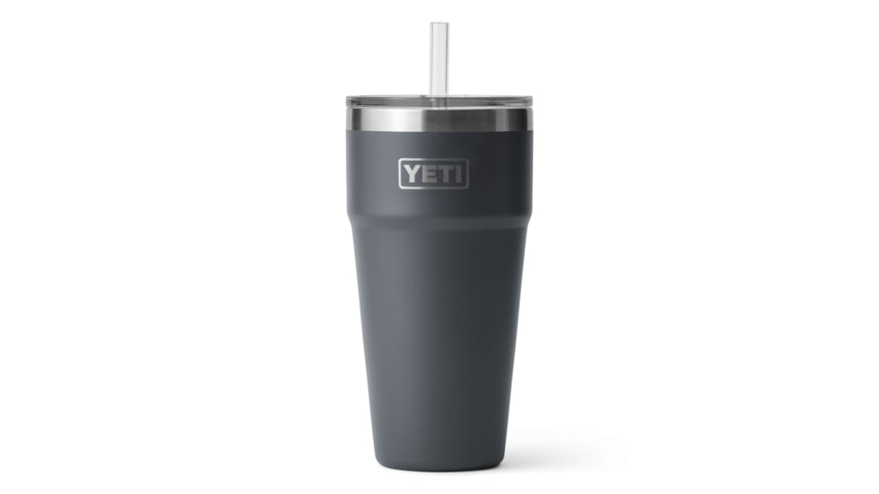 Yeti Rambler 26 oz Straw Cup, Charcoal, 21071501189