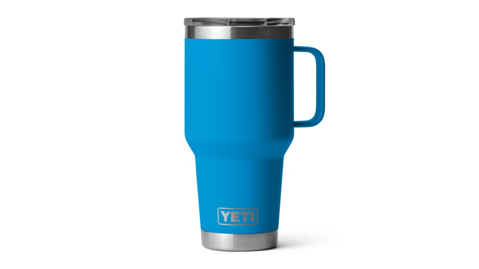 Yeti Rambler 30oz Travel Mug w/ Magslider Lid, Big Wave Blue, 21071502682