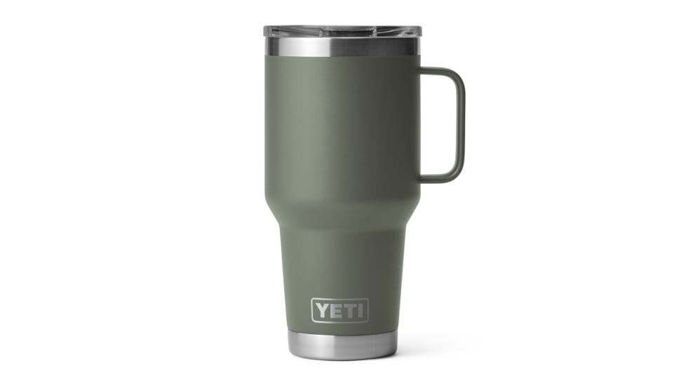 Yeti Rambler 30oz Travel Mug w/ Magslider Lid, Camp Green, 21071501694