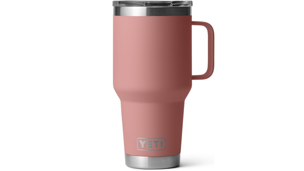 Yeti Rambler 30 oz Travel Mug w/Magslider Lid, Sandstone Pink, 21071503351