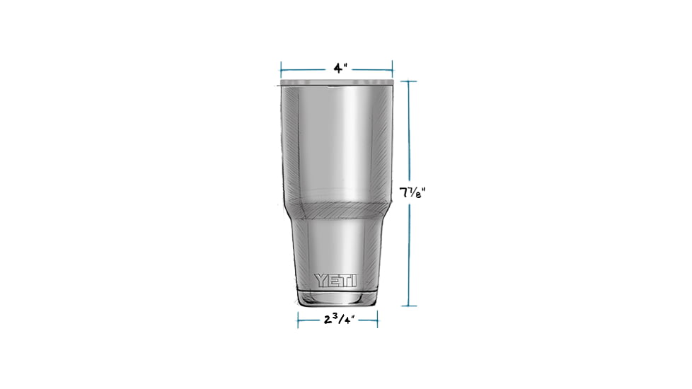 Yeti Rambler Tumbler, 30 oz, Ice Pink, 21070070057