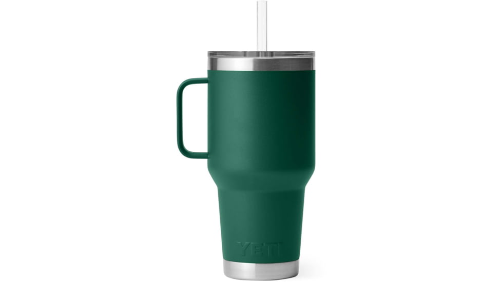Yeti Rambler 35 oz Straw Mug BF, Black Forest Green, 21071504923