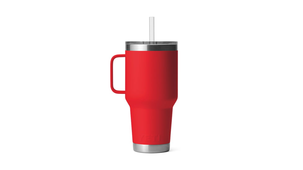 Yeti Rambler 35 oz Straw Mug, Rescue Red, 21071504372