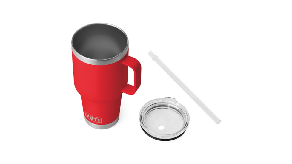 Yeti Rambler 35 oz Straw Mug, Rescue Red, 21071504372