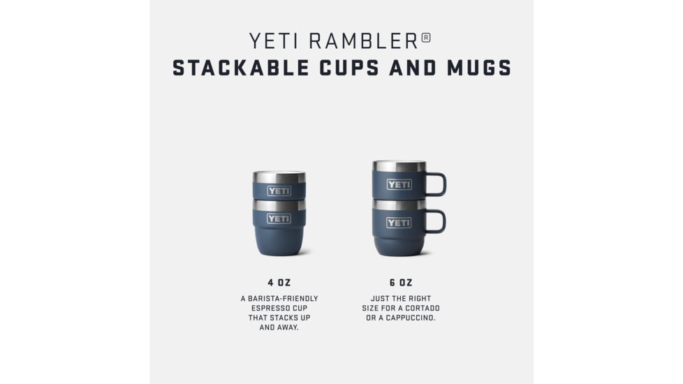 Yeti Rambler 4 oz Cup 2PK, Big Sky Blue, 4 oz, 21071504657