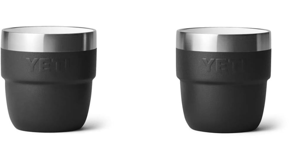 Yeti Rambler 4 oz Espresso Cup - 2 Pack, Black, 4 oz, 21071504000