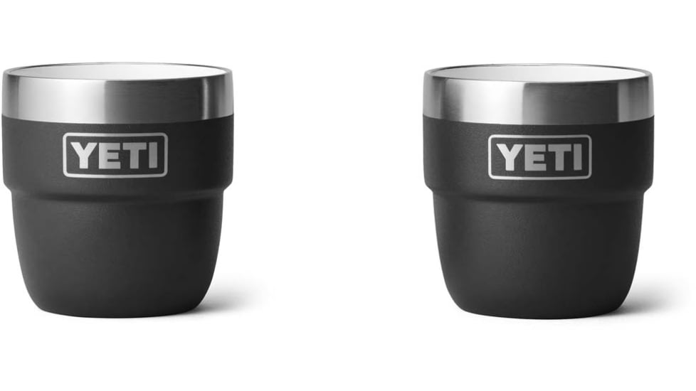 Yeti Rambler 4 oz Espresso Cup - 2 Pack, Black, 4 oz, 21071504000