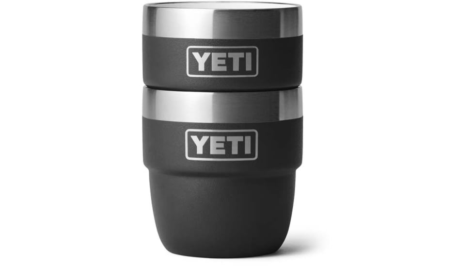 Yeti Rambler 4 oz Espresso Cup - 2 Pack, Black, 4 oz, 21071504000