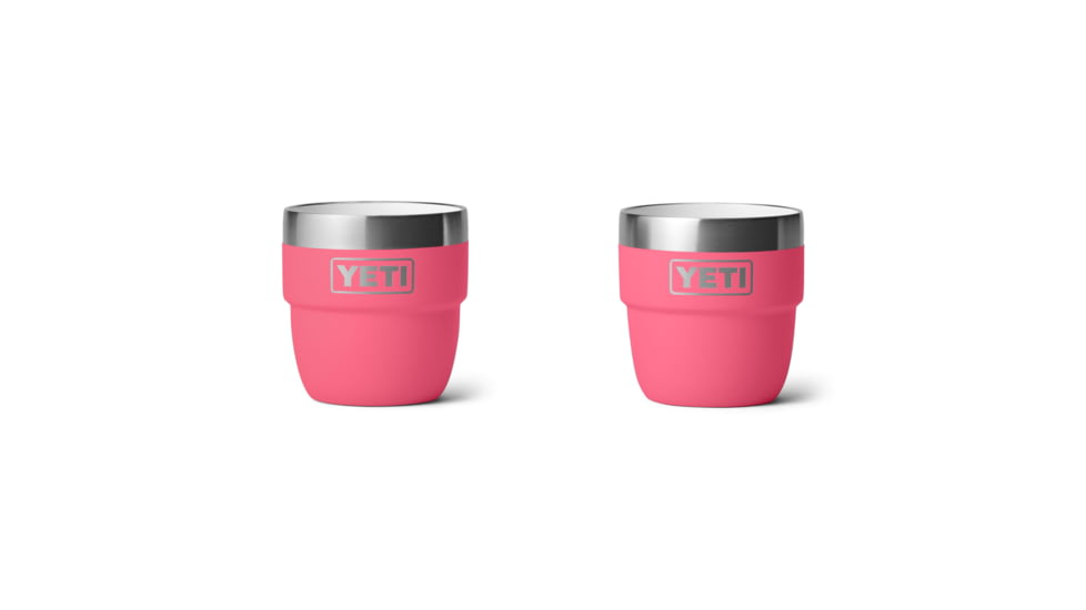 Yeti Rambler 4 oz Espresso Cup - 2 Pack, Tropical Pink, 4 oz, 21071502981