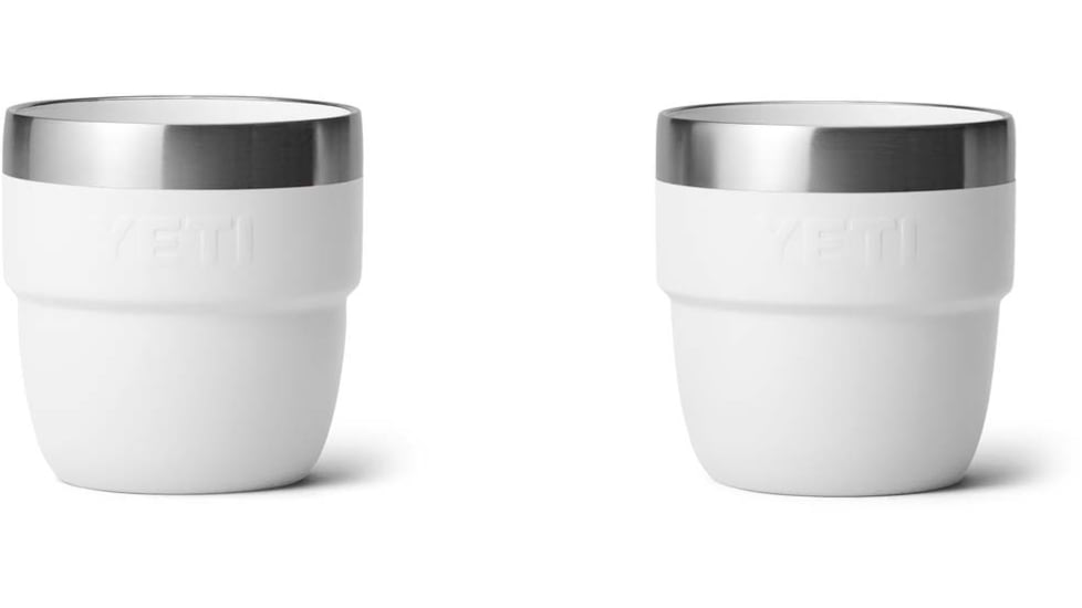 Yeti Rambler 4 oz Espresso Cup - 2 Pack, White, 4 oz, 21071504002