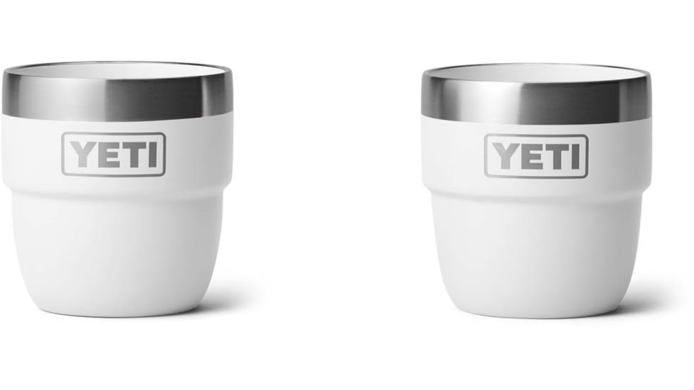Yeti Rambler 4 oz Espresso Cup - 2 Pack, White, 4 oz, 21071504002