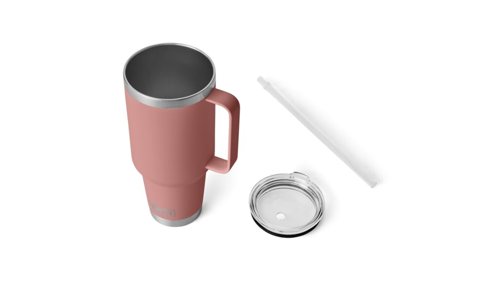 Yeti Rambler 42 oz Straw Mug, Sandstone Pink, 21071503349