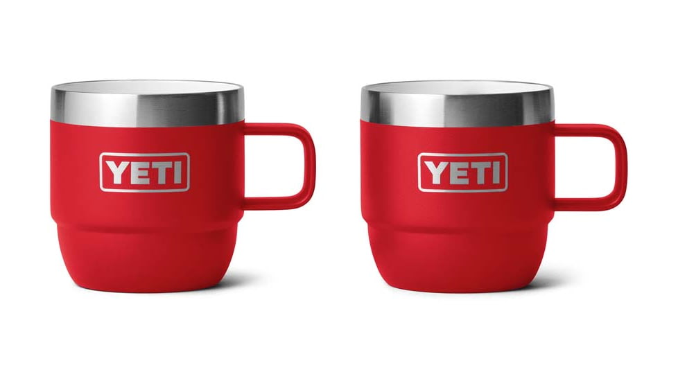 Yeti Rambler 6 oz Espresso Cup - 2 Pack, Rescue Red, 6 oz, 21071503793