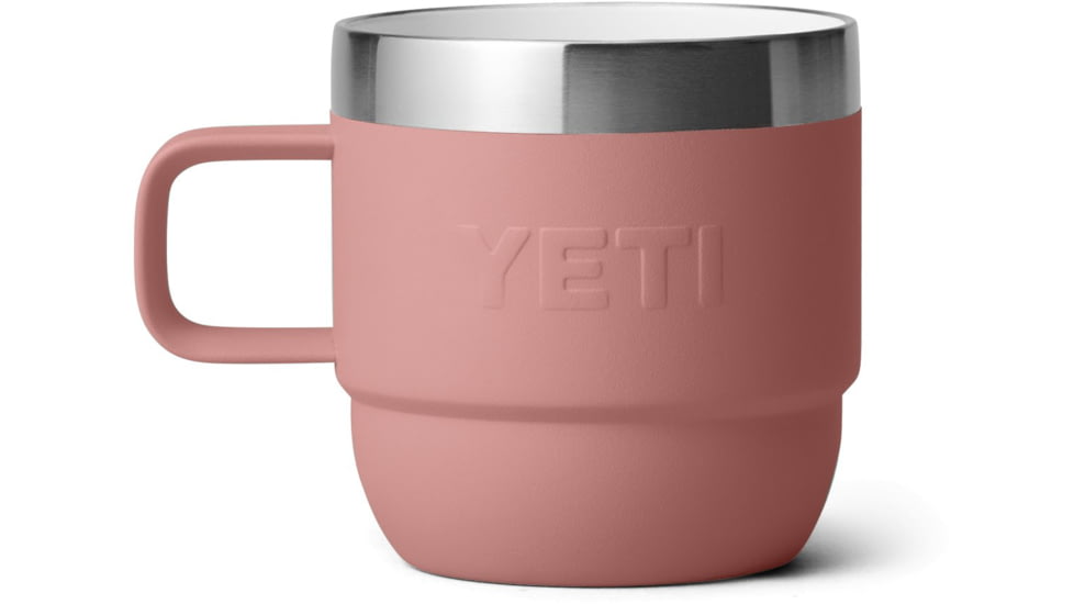Yeti Rambler 6 oz Stackable Mug - 2 Pack, Sandstone Pink, 21071503327