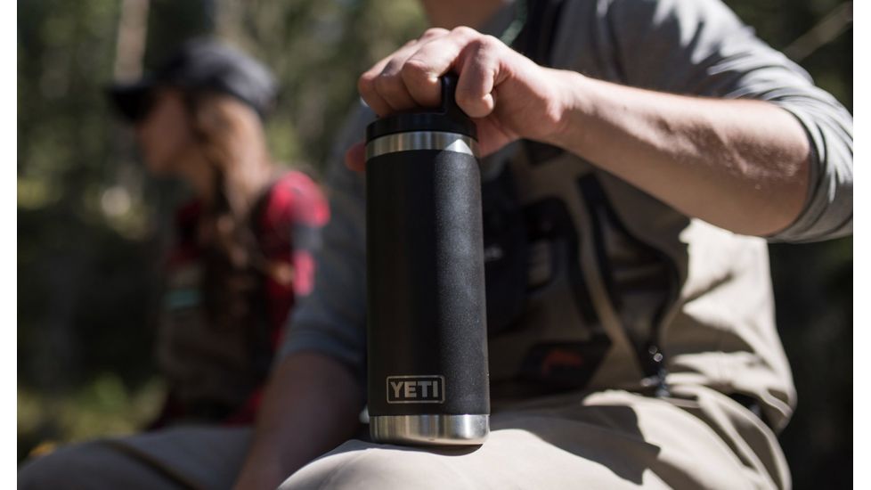 Yeti Rambler Bottle-18 oz-18 oz-Black