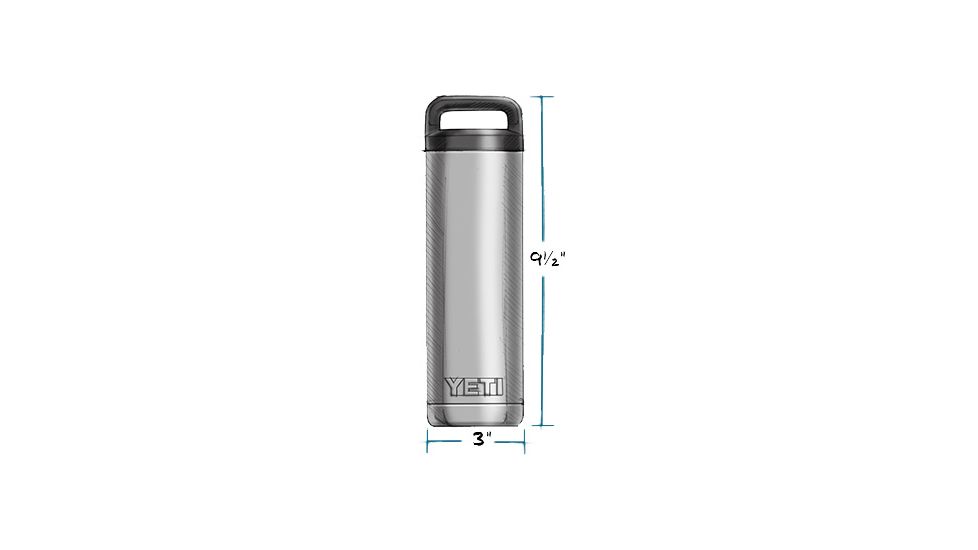 Yeti Rambler Bottle-18 oz, Stainless