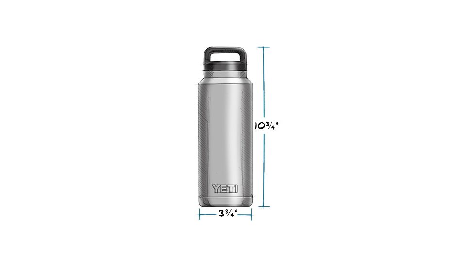 Yeti Rambler Bottle-36 oz, Stainless