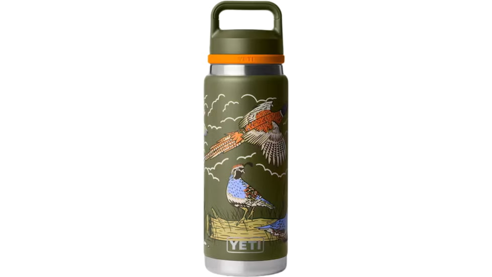 Yeti Rambler Bottle w/ Chug Cap, Upland Bird Olive, 26oz, 21071509862