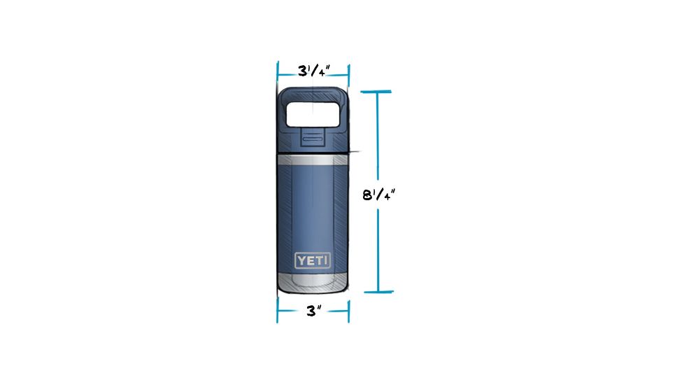 Yeti Rambler Jr. 12 oz Bottle, Navy, 21071504060
