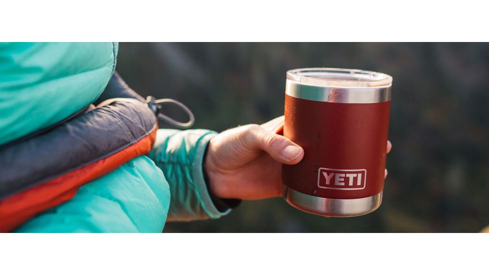 Yeti Rambler Lowball -10 oz-Brick Red