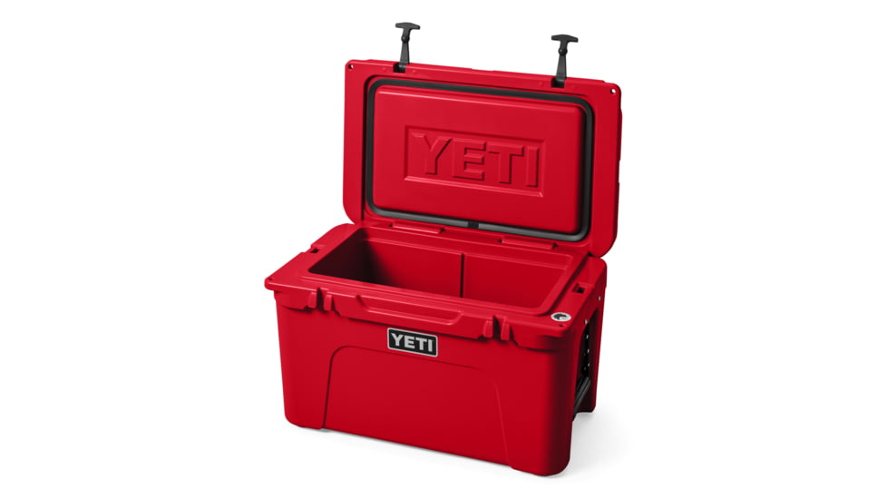 Yeti Tundra 45 Hard Cooler, Rescue Red, 65 Quart, 10045350000