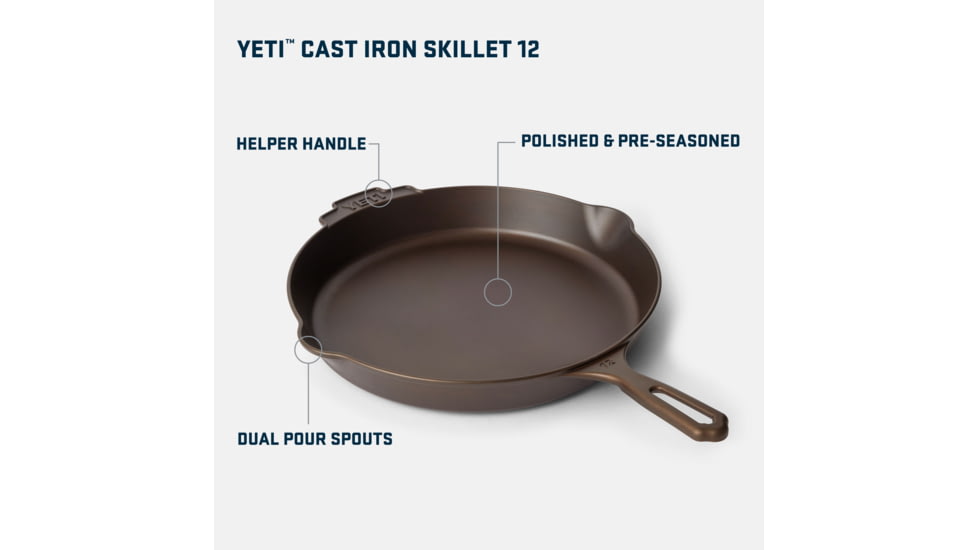 Yeti Carbon Steel Skillet 12
