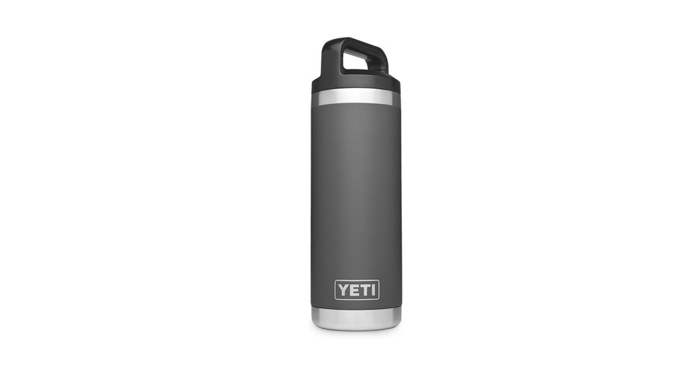 Yeti Rambler 18 oz Insulated Bottle, Charcoal, 21071060010