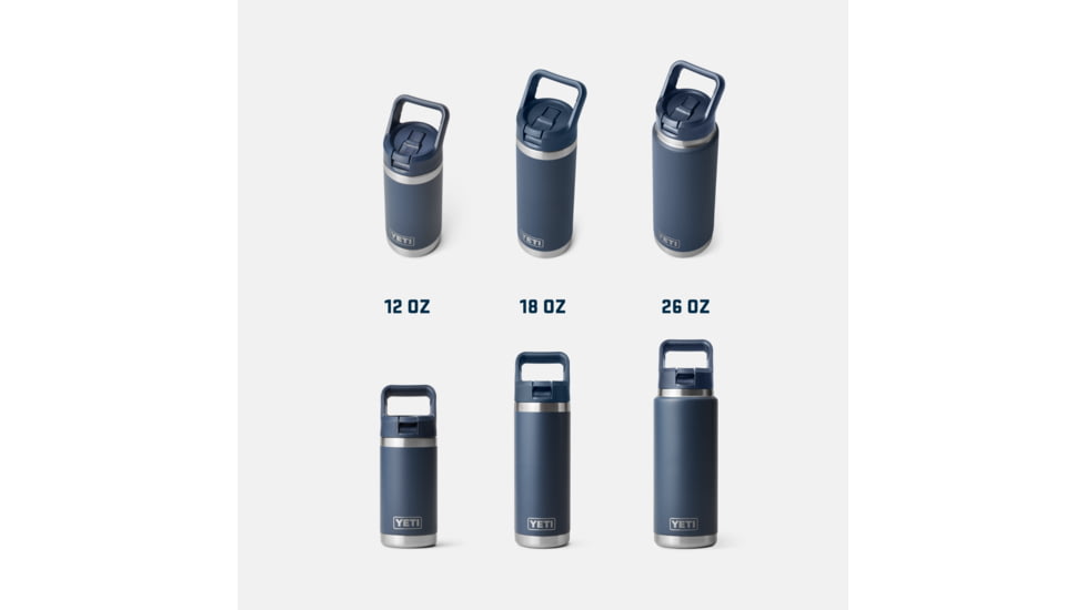 Yeti Rambler 18 oz Water Bottle w/Straw Cap