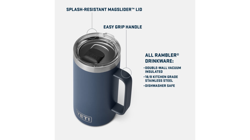 Yeti Rambler 24 oz Mug w/MagSlider Lid