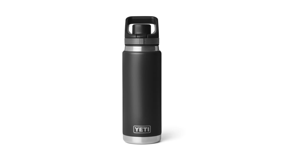 Yeti Rambler 26 oz Water Bottle w/ Flip Chug Cap, Black, 21071507031