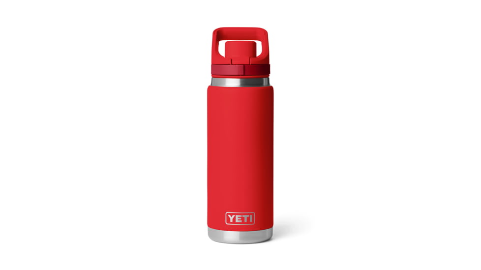 Yeti Rambler 26 oz Water Bottle w/ Flip Chug Cap, Rescue Red, 21071507034