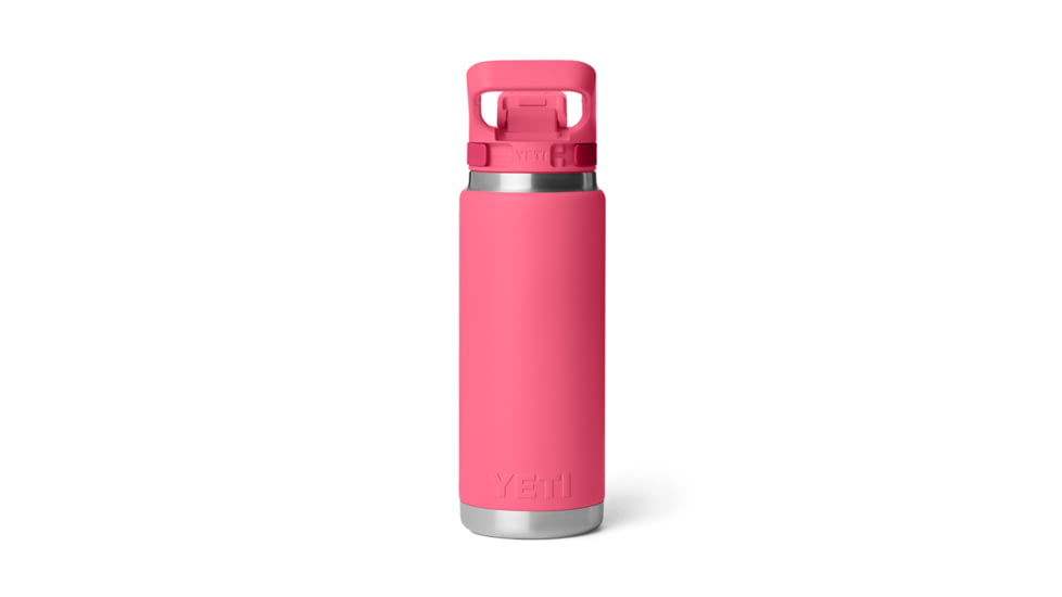 Yeti Rambler 26 oz Water Bottle w/ Flip Chug Cap, Tropical Pink, 21071507612