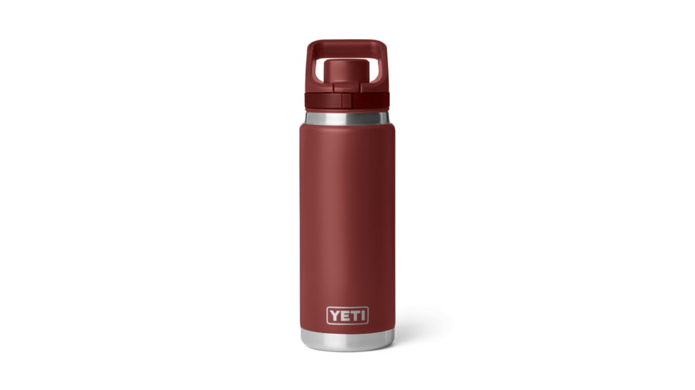 Yeti Rambler 26 oz Water Bottle w/ Flip Chug Cap, Stag Red, 21071508345