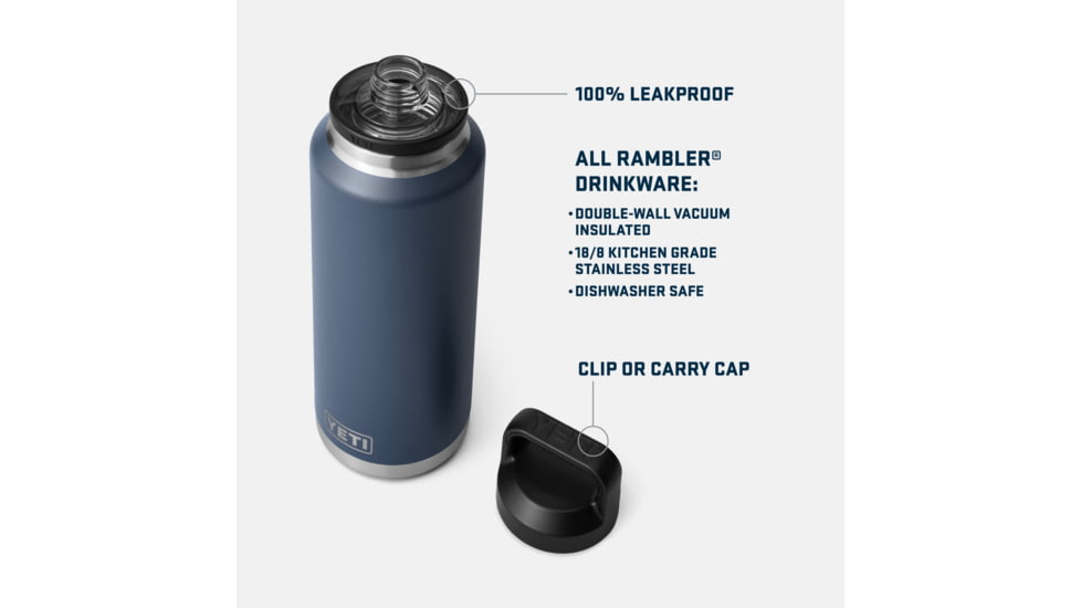 Yeti Rambler 46 oz Water Bottle w/Color-Matched Chug Cap