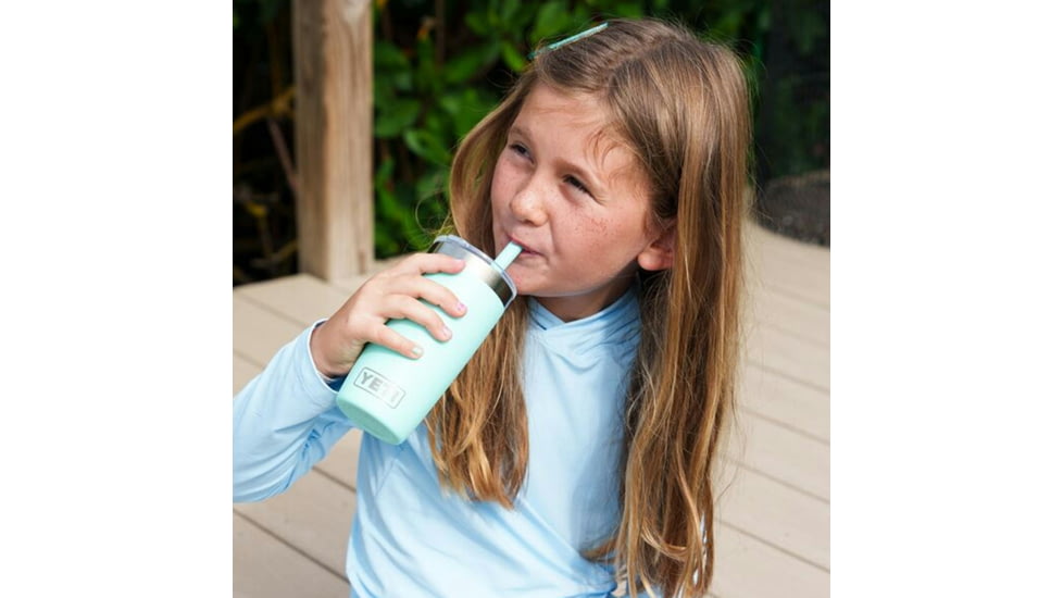 Yeti Rambler Jr. 10 oz Tumbler with Silicone Straw Lid