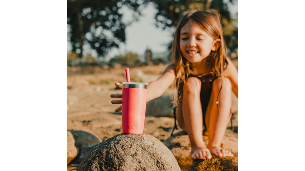 Yeti Rambler Jr. 10 oz Tumbler with Silicone Straw Lid
