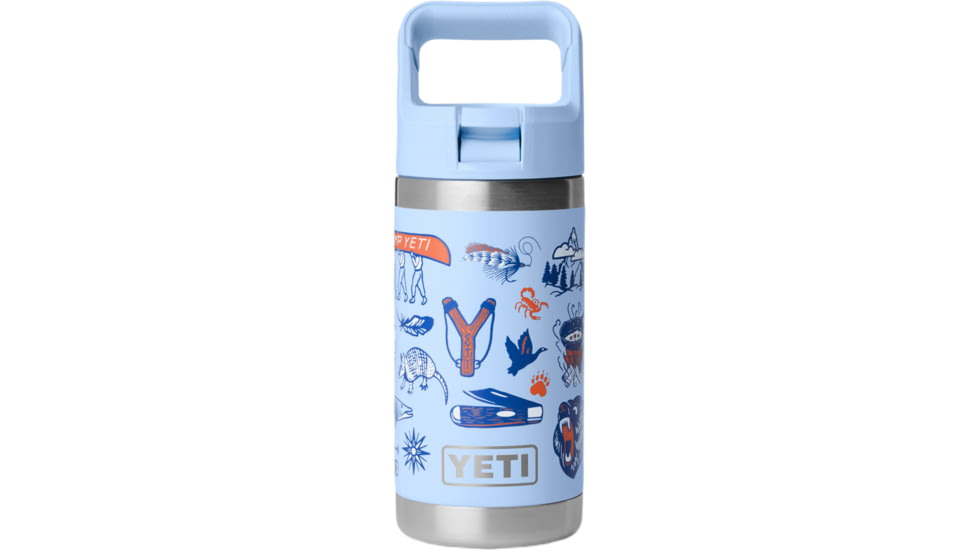 Yeti Rambler Jr. 12 oz Kids Water Bottle with Straw Cap
