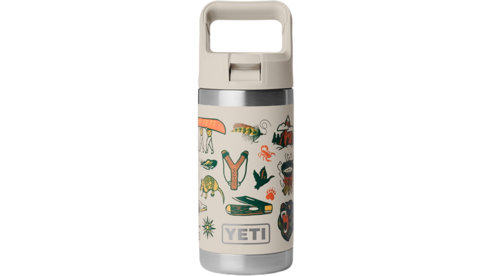 Yeti Rambler Jr. 12 oz Kids Water Bottle with Straw Cap