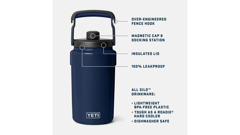 Yeti Silo Half Gallon Jug w/MagDock Chug Cap