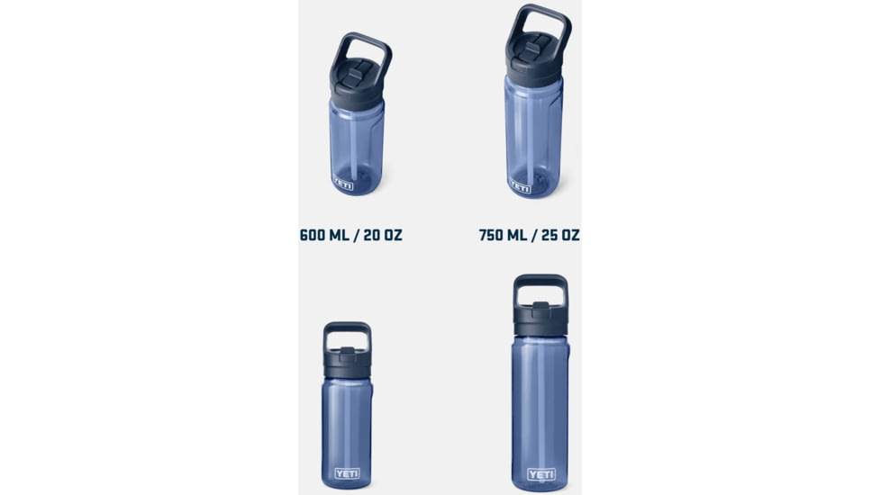 Yeti Yonder 0.6L C Straw Bottle, Navy, 21071502485
