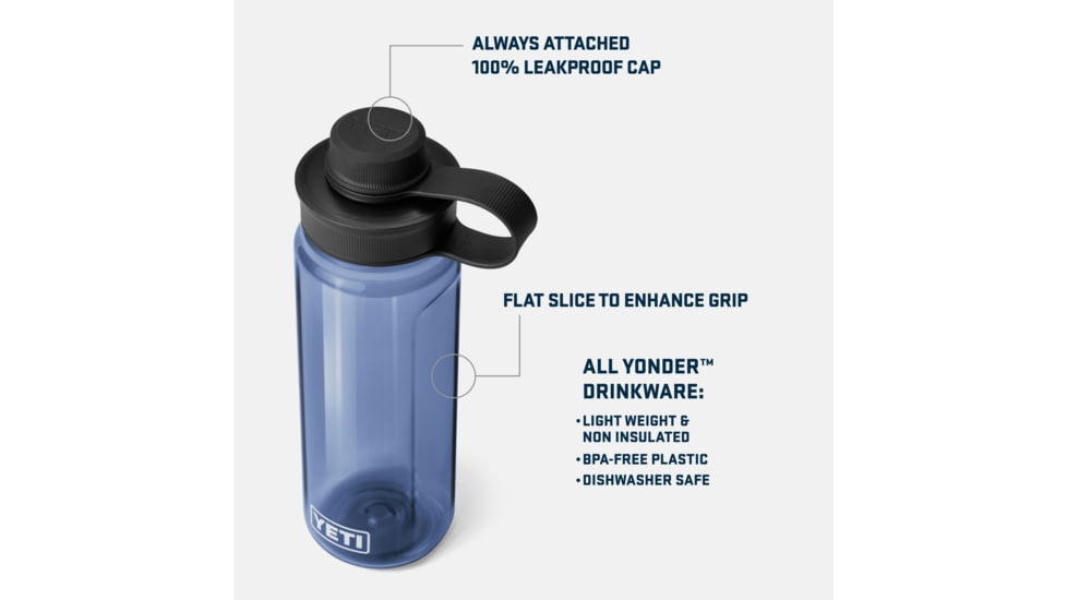 Yeti Yonder 0.75L Tether Bottle, Navy, 0.75 Liter, 21071502373